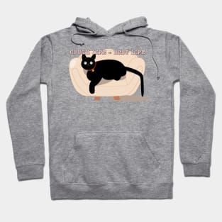 Couch life best life Lazy cat print design Hoodie